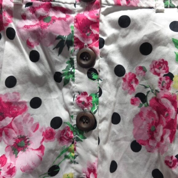 Purple Snow Juniors Mini Dress Size M – Polka Dot & Floral Print – NWT - Picture 6 of 7